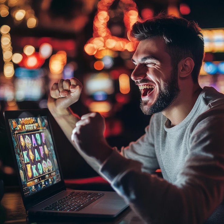 Ilustrasi indikator status layanan digital yang mudah dibaca oleh pengguna platform hiburan online